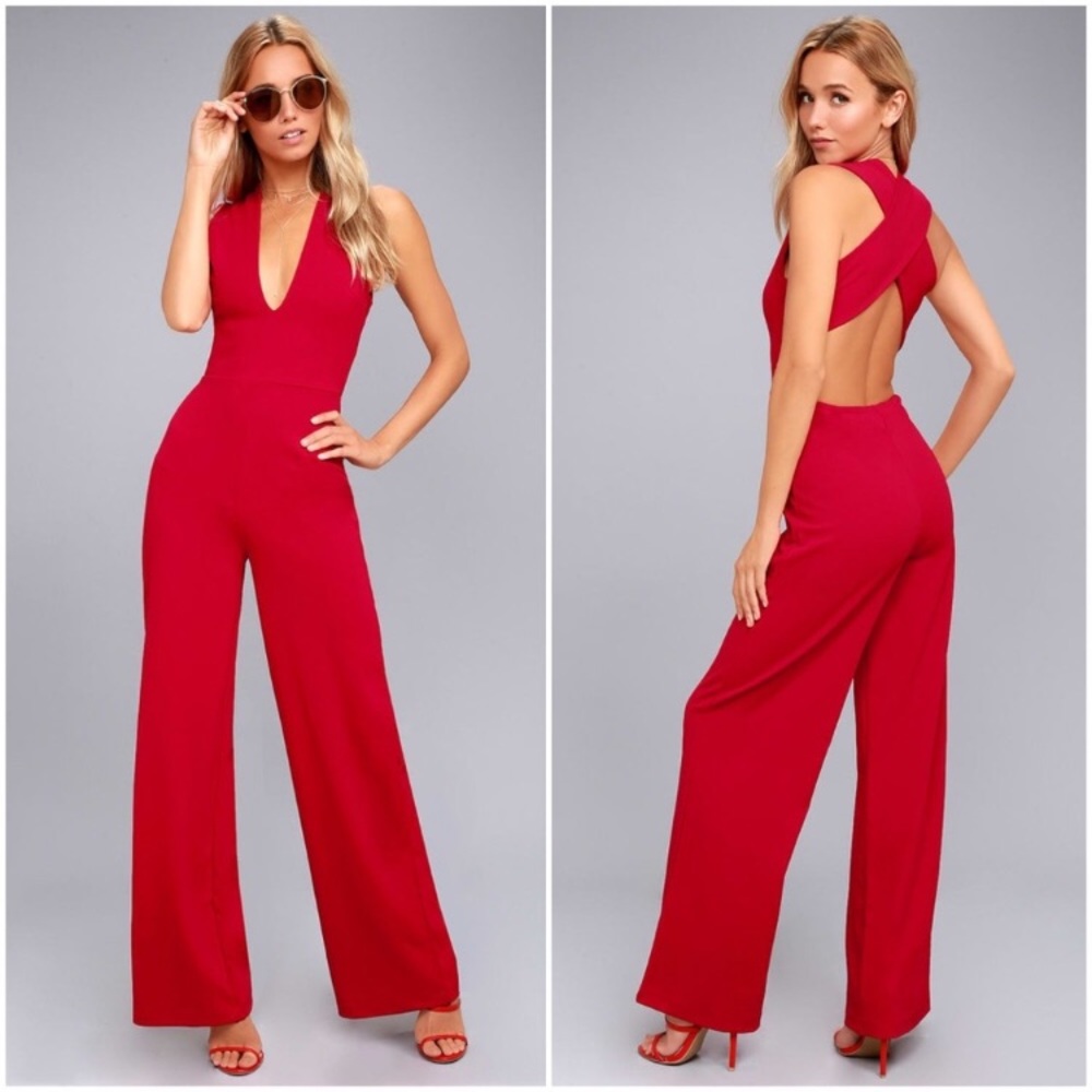 Lulus wide leg jumpsuit